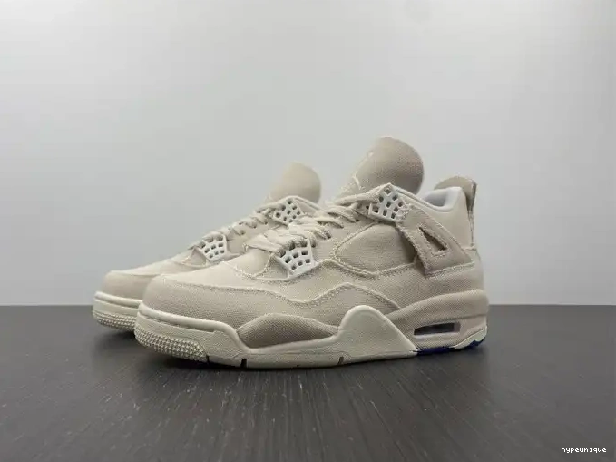 HYPE Jordan 4 Canvas Blank DQ4909-100 Retro (W) 0623
